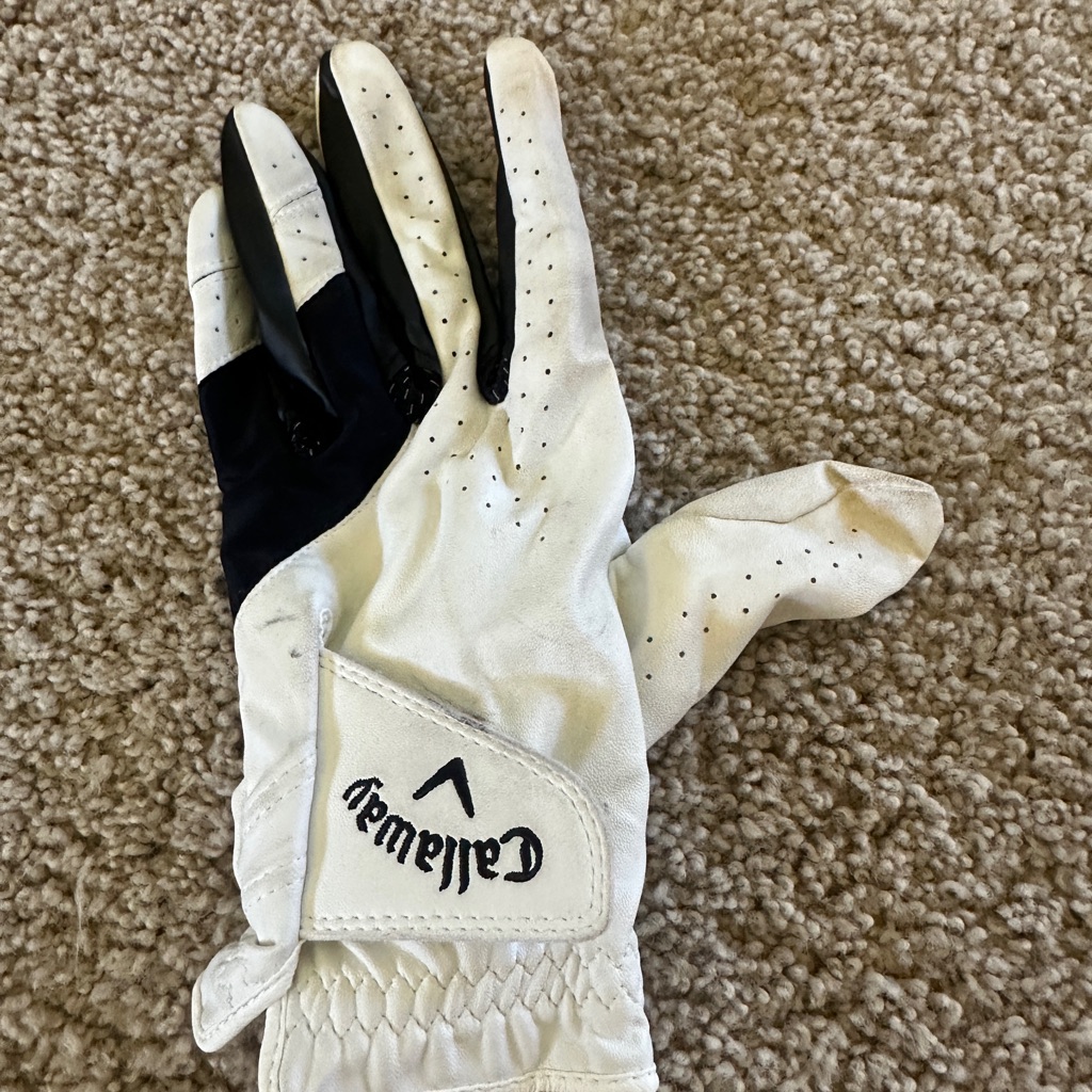 Callaway White Golf Glove